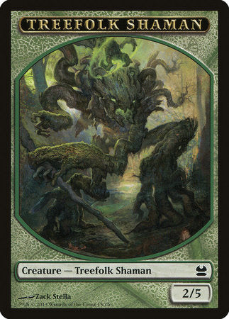 Treefolk Shaman Token [Modern Masters Tokens] | Jomio and Rueliete's Cards and Comics