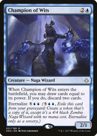 Champion of Wits [Hour of Devastation] | Jomio and Rueliete's Cards and Comics