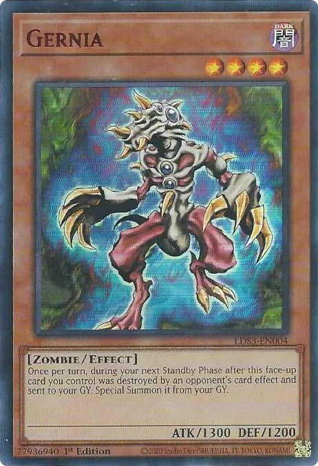 Gernia (Red) [LDS3-EN004] Ultra Rare | Jomio and Rueliete's Cards and Comics