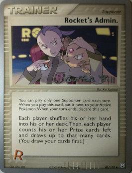 Rocket's Admin. (86/109) (Bright Aura - Curran Hill's) [World Championships 2005] | Jomio and Rueliete's Cards and Comics