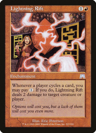 Lightning Rift [Onslaught] | Jomio and Rueliete's Cards and Comics