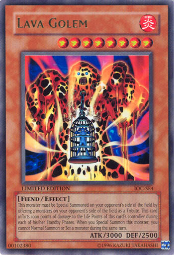 Lava Golem [IOC-SE4] Ultra Rare | Jomio and Rueliete's Cards and Comics
