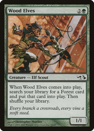 Wood Elves [Duel Decks: Elves vs. Goblins] | Jomio and Rueliete's Cards and Comics