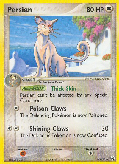 Persian (44/112) [EX: FireRed & LeafGreen] | Jomio and Rueliete's Cards and Comics