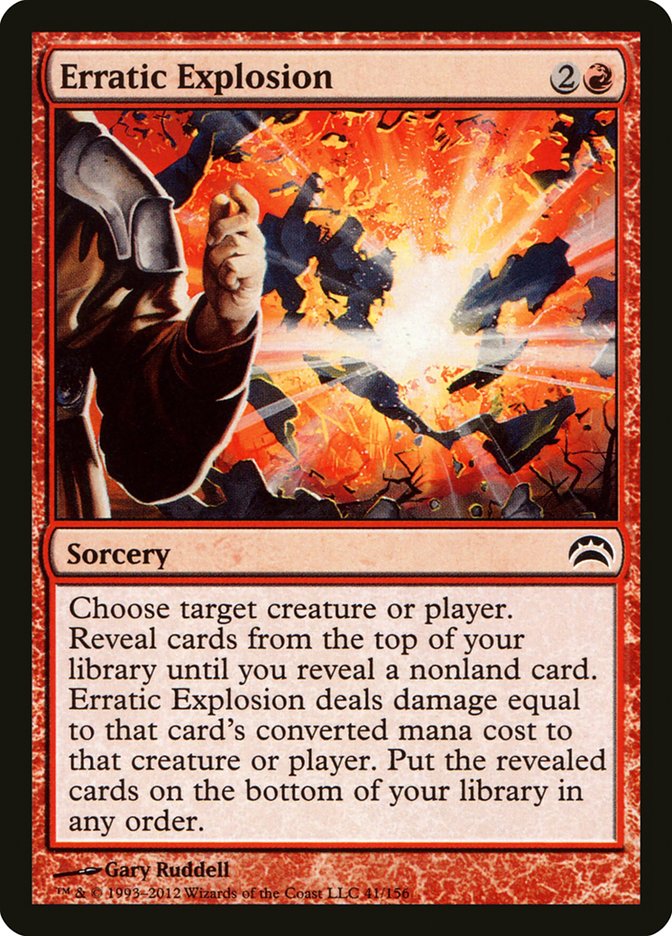 Erratic Explosion [Planechase 2012] | Jomio and Rueliete's Cards and Comics