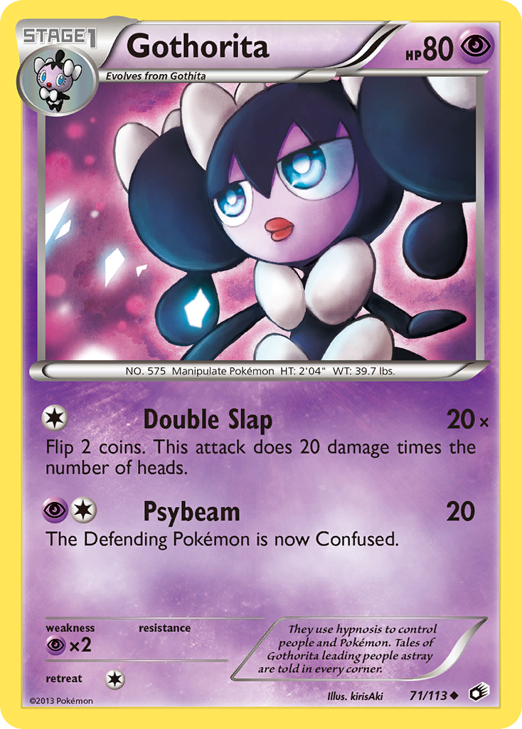 Gothorita (71/113) [Black & White: Legendary Treasures] | Jomio and Rueliete's Cards and Comics