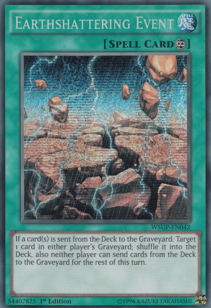 Earthshattering Event [WSUP-EN042] Prismatic Secret Rare | Jomio and Rueliete's Cards and Comics