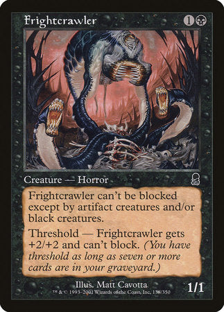 Frightcrawler [Odyssey] | Jomio and Rueliete's Cards and Comics