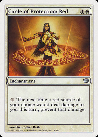 Circle of Protection: Red [Ninth Edition] | Jomio and Rueliete's Cards and Comics