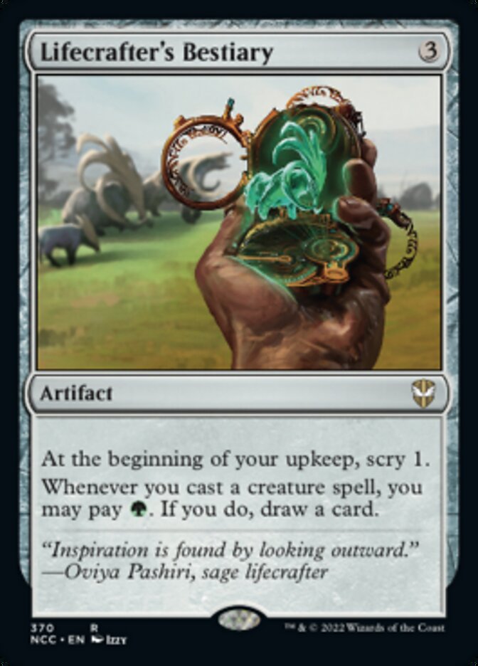 Lifecrafter's Bestiary [Streets of New Capenna Commander] | Jomio and Rueliete's Cards and Comics