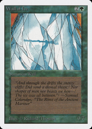Wall of Ice [Unlimited Edition] | Jomio and Rueliete's Cards and Comics