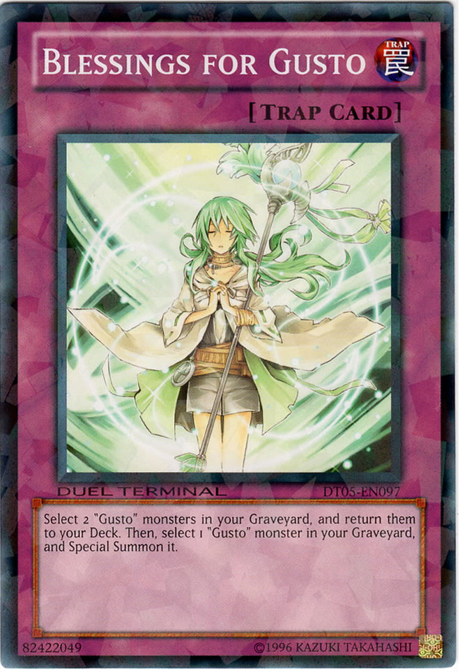 Blessings for Gusto [DT05-EN097] Common | Jomio and Rueliete's Cards and Comics