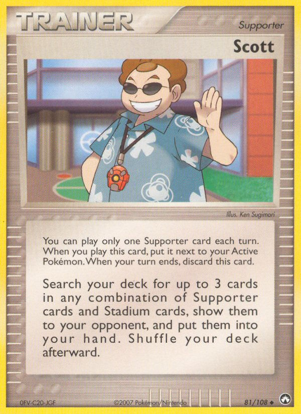 Scott (81/108) [EX: Power Keepers] | Jomio and Rueliete's Cards and Comics