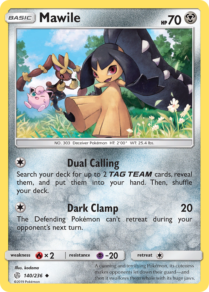 Mawile (140/236) [Sun & Moon: Cosmic Eclipse] | Jomio and Rueliete's Cards and Comics
