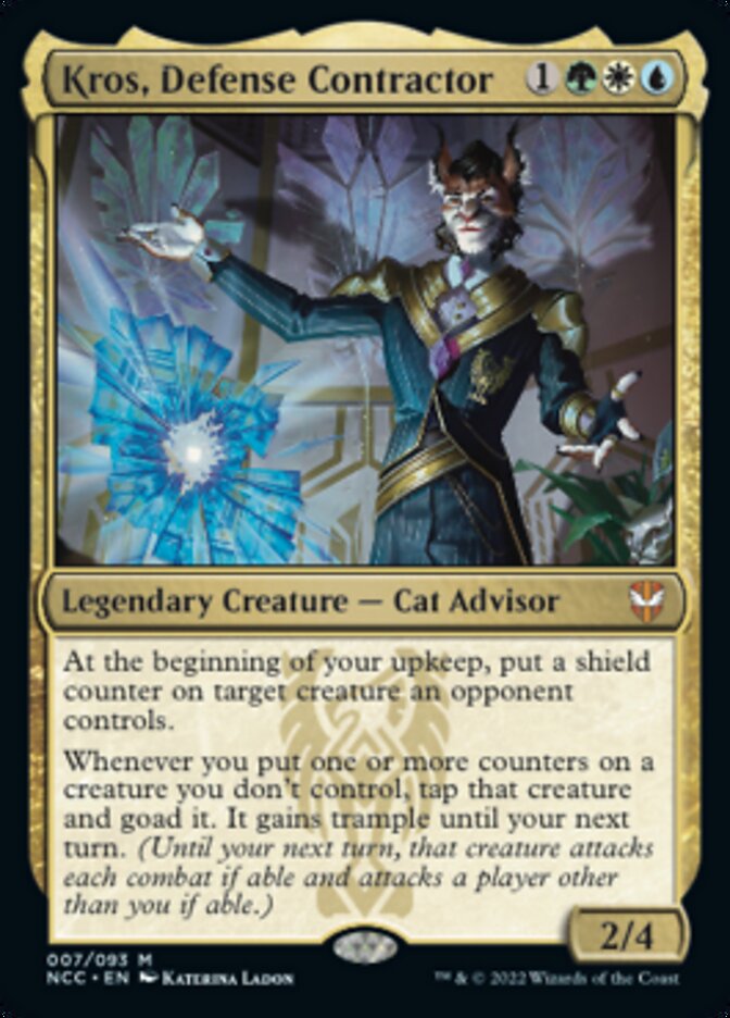 Kros, Defense Contractor [Streets of New Capenna Commander] | Jomio and Rueliete's Cards and Comics