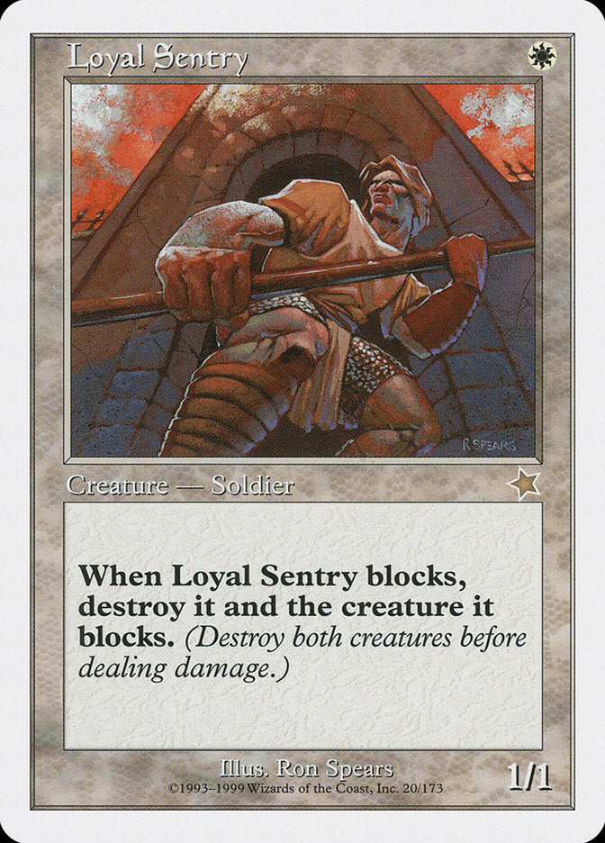Loyal Sentry [Starter 1999] | Jomio and Rueliete's Cards and Comics