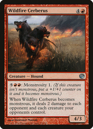 Wildfire Cerberus [Journey into Nyx] | Jomio and Rueliete's Cards and Comics