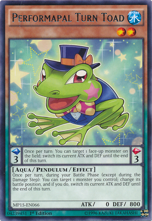 Performapal Turn Toad [MP15-EN066] Rare | Jomio and Rueliete's Cards and Comics