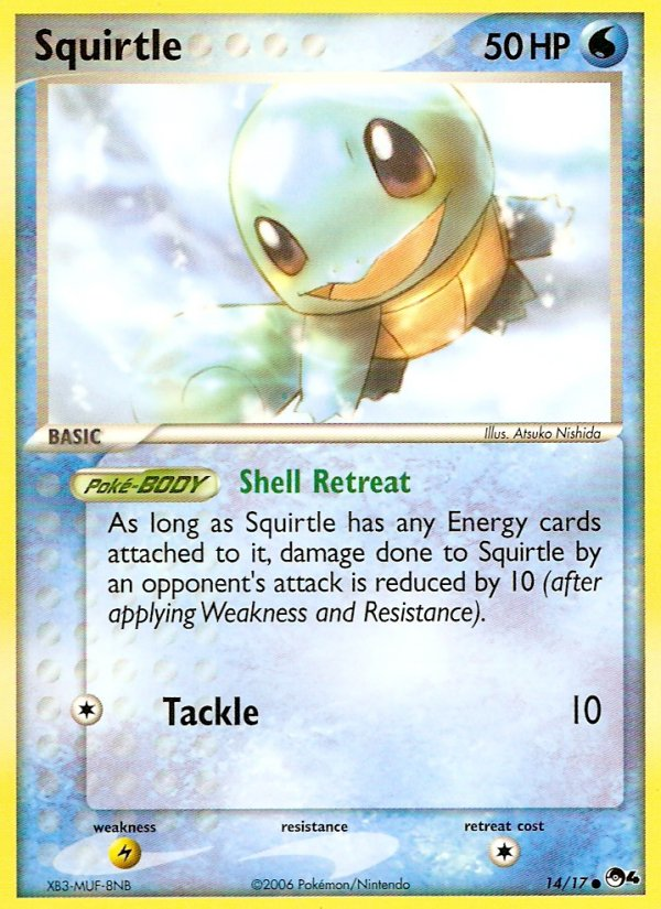 Squirtle (14/17) [POP Series 4] | Jomio and Rueliete's Cards and Comics