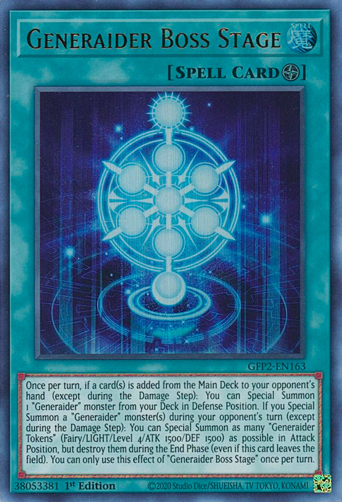 Generaider Boss Stage [GFP2-EN163] Ultra Rare | Jomio and Rueliete's Cards and Comics