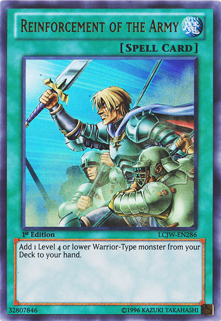 Reinforcement of the Army [LCJW-EN286] Ultra Rare | Jomio and Rueliete's Cards and Comics