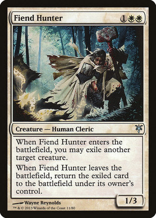 Fiend Hunter [Duel Decks: Sorin vs. Tibalt] | Jomio and Rueliete's Cards and Comics