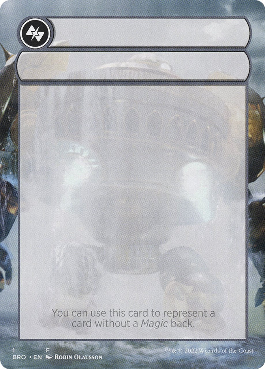 Helper Card [The Brothers' War Tokens] | Jomio and Rueliete's Cards and Comics