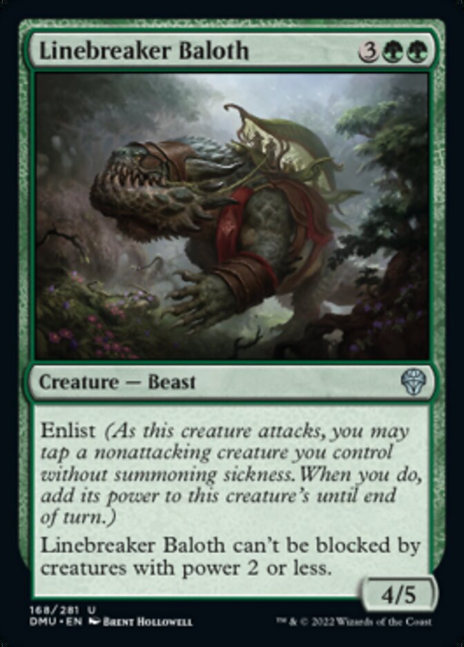 Linebreaker Baloth [Dominaria United] | Jomio and Rueliete's Cards and Comics