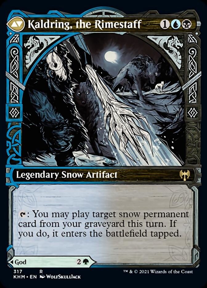 Jorn, God of Winter // Kaldring, the Rimestaff (Showcase) [Kaldheim] | Jomio and Rueliete's Cards and Comics