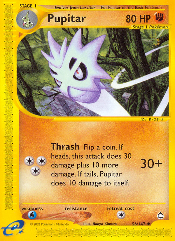 Pupitar (56/147) [Aquapolis] | Jomio and Rueliete's Cards and Comics