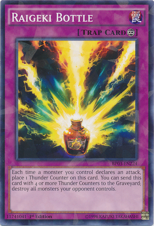 Raigeki Bottle (Shatterfoil) [BP03-EN224] Common | Jomio and Rueliete's Cards and Comics
