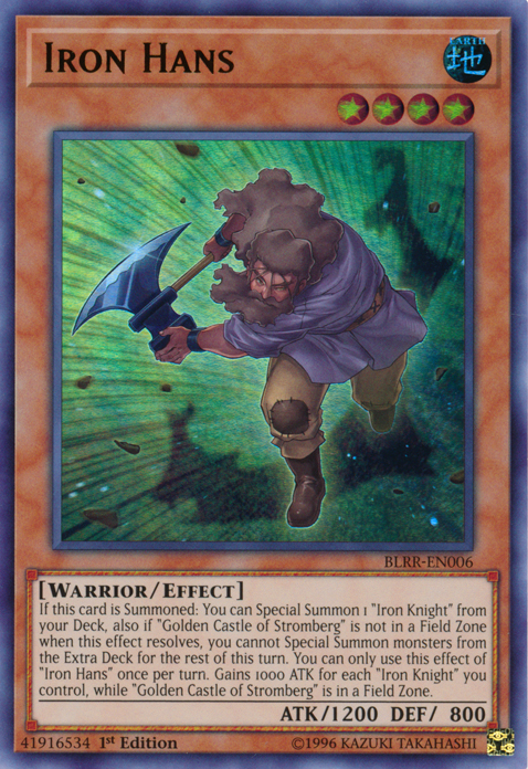 Iron Hans [BLRR-EN006] Ultra Rare | Jomio and Rueliete's Cards and Comics