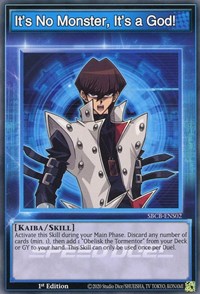 It's No Monster, It's a God! [SBCB-ENS02] Common | Jomio and Rueliete's Cards and Comics