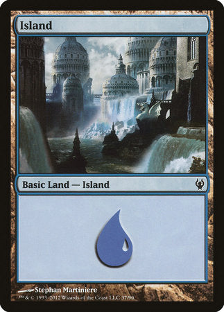 Island (37) [Duel Decks: Izzet vs. Golgari] | Jomio and Rueliete's Cards and Comics