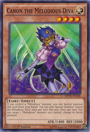 Canon the Melodious Diva [MP15-EN128] Common | Jomio and Rueliete's Cards and Comics