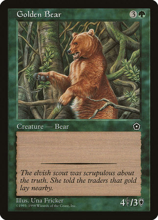 Golden Bear [Portal Second Age] | Jomio and Rueliete's Cards and Comics
