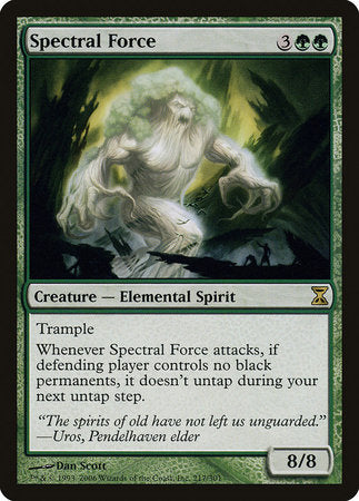 Spectral Force [Time Spiral] | Jomio and Rueliete's Cards and Comics