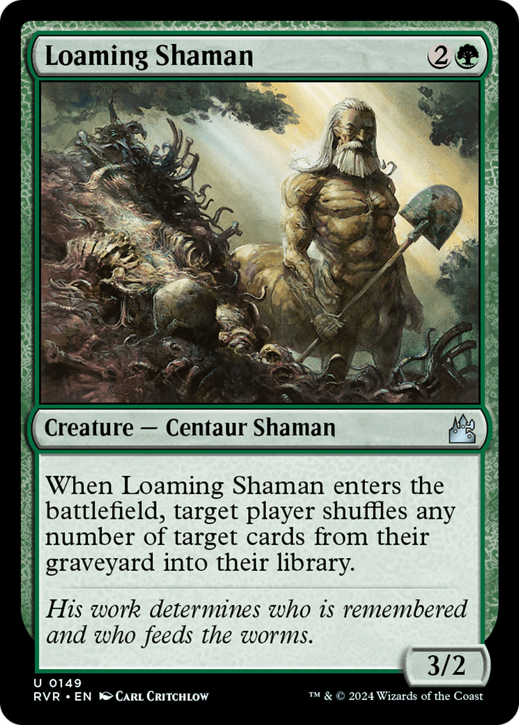 Loaming Shaman [Ravnica Remastered] | Jomio and Rueliete's Cards and Comics