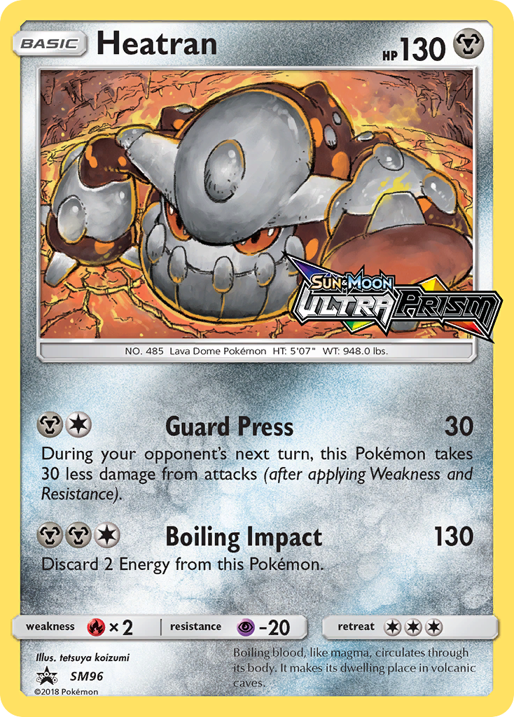 Heatran (SM96) [Sun & Moon: Black Star Promos] | Jomio and Rueliete's Cards and Comics
