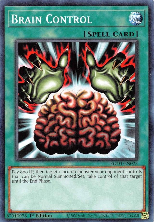 Brain Control [EGO1-EN023] Common | Jomio and Rueliete's Cards and Comics