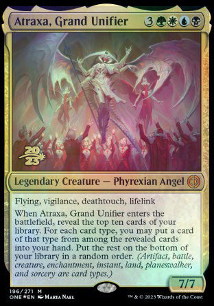 Atraxa, Grand Unifier [Phyrexia: All Will Be One Prerelease Promos] | Jomio and Rueliete's Cards and Comics