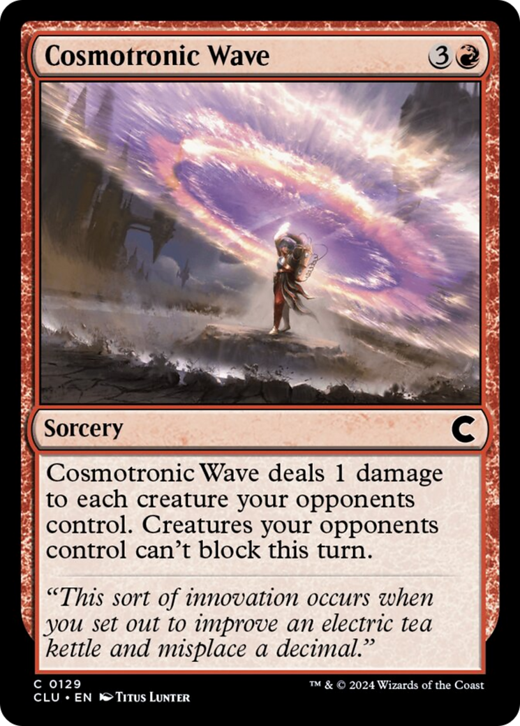 Cosmotronic Wave [Ravnica: Clue Edition] | Jomio and Rueliete's Cards and Comics