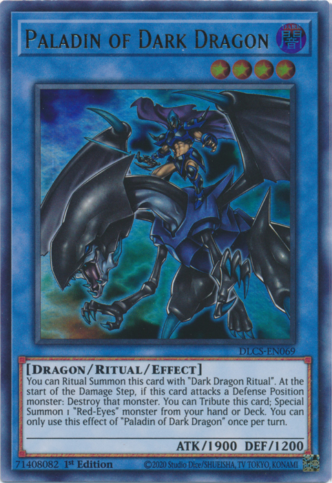 Paladin of Dark Dragon [DLCS-EN069] Ultra Rare | Jomio and Rueliete's Cards and Comics