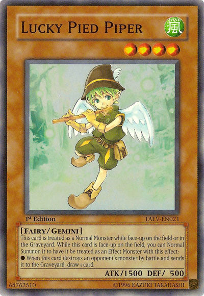 Lucky Pied Piper [TAEV-EN021] Super Rare | Jomio and Rueliete's Cards and Comics
