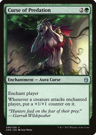 Curse of Predation [Commander Anthology] | Jomio and Rueliete's Cards and Comics