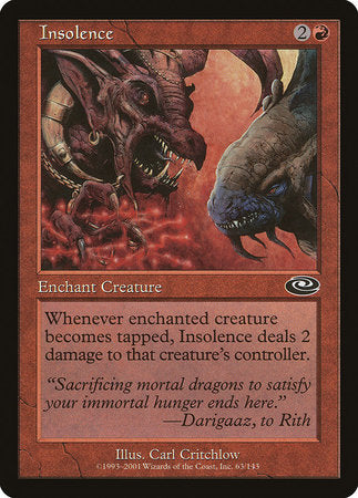 Insolence [Planeshift] | Jomio and Rueliete's Cards and Comics