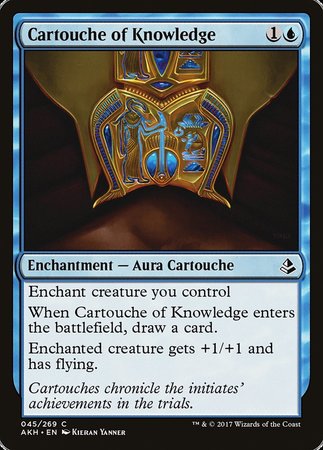 Cartouche of Knowledge [Amonkhet] | Jomio and Rueliete's Cards and Comics