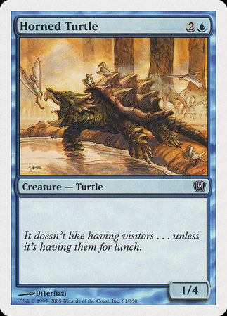 Horned Turtle [Ninth Edition] | Jomio and Rueliete's Cards and Comics