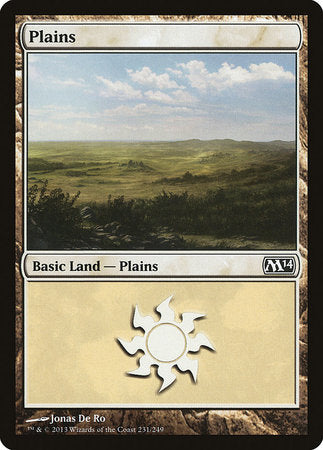 Plains (231) [Magic 2014] | Jomio and Rueliete's Cards and Comics
