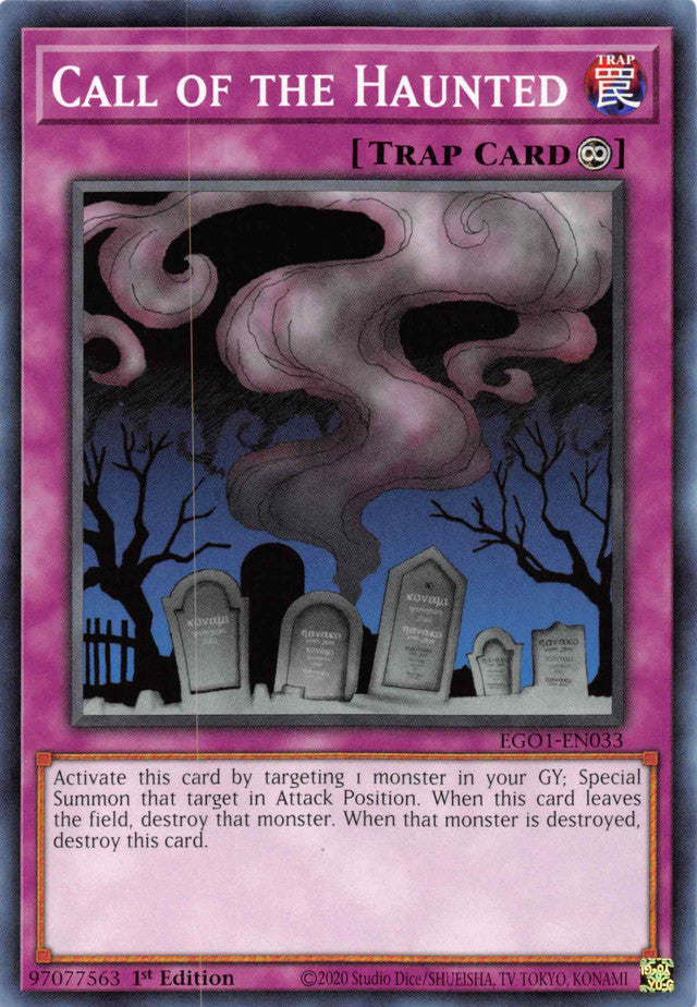 Call of the Haunted [EGO1-EN033] Common | Jomio and Rueliete's Cards and Comics